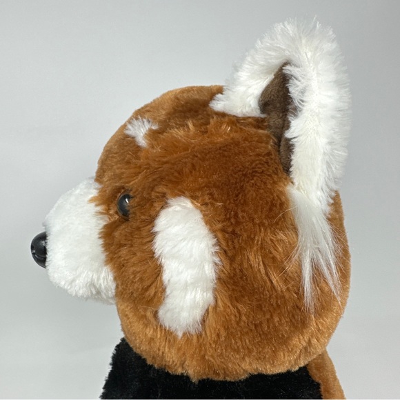 Fiesta Red Panda Fox Black Brown 16" Plush Stuffed Animal Toy Clean - Picture 11 of 12